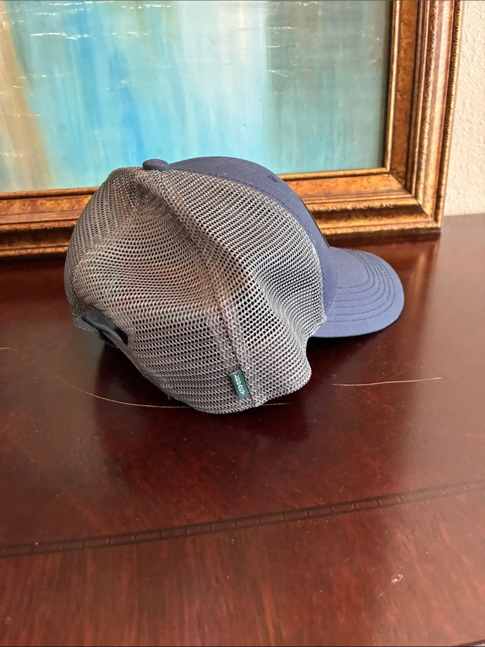 Women’s Navy Mesh Snapback Cap - Feral Housewife Wine